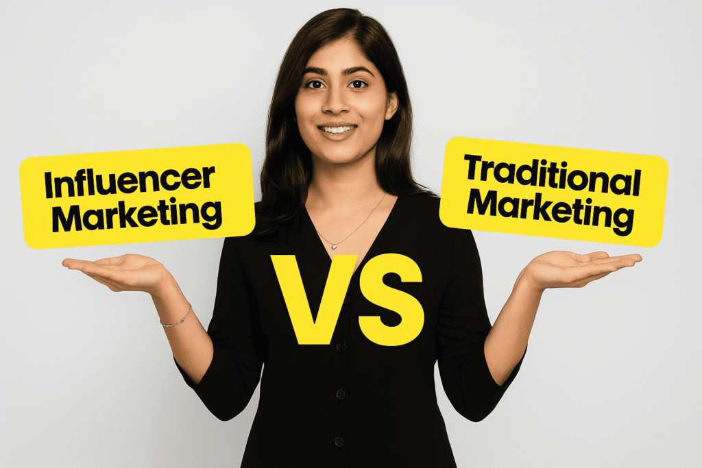 influencer marketing vs traditional marketing